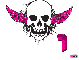 hannah pink skull