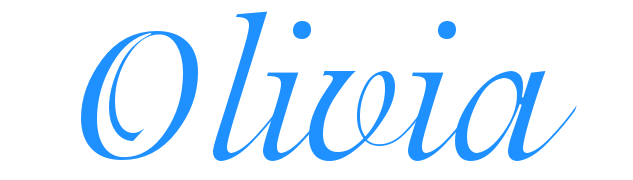 Olivia's name tag