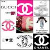 Chanel and Gucci