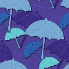 glitter umbrella