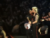 Guy kisses guy