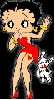 Her dog pulled Betty Boop's dress