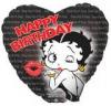 Betty Boop give you kiss and tell you Happy birthday