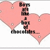 boys are like chocolate