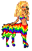 rainbow goat girl