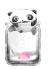 tare panda in a jar