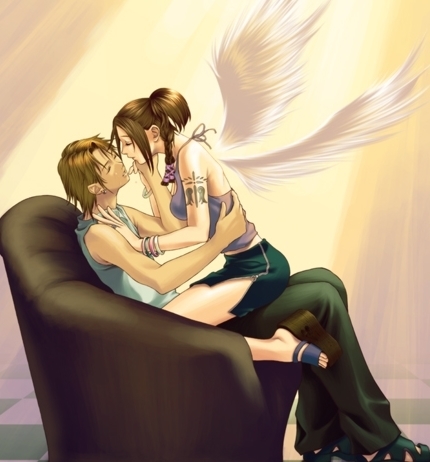 guy with an angel
