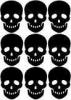Black Skull Background