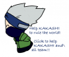 help kakashi rule the world!