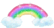 Pastel Glitter Rainbow