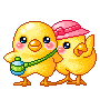 two little chick