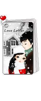 cute lovers in winter