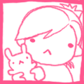 pink girl & bunny