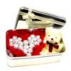 romantic gift : chocolates & teddy bear