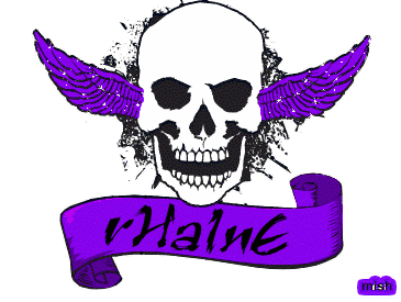 rhaine purple skull