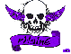 rhaine purple skull