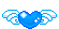 Winged Blue Heart