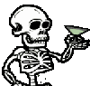 Drinking Skeleton