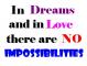 dream and love