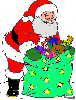 Santa With Bag Of Toys
