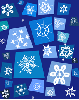 Blue Snowflakes