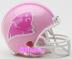 Pink Carolina Panthers Helmet