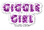 Giggle Girl Purple Glitter