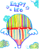 air balloon enjoy life