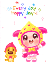 cute kawaii every day happy day