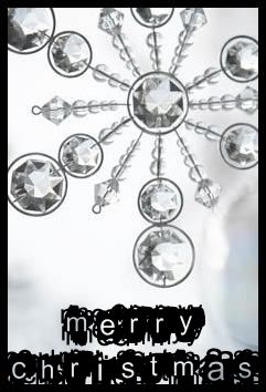 merry christmas snowflake