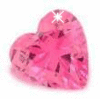 Pink diamond heart
