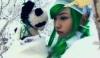 cute kawaii kana moon with her panda