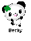 Panda with clover