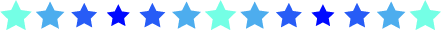 cute kawaii star divider