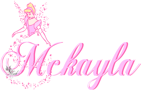 the name mikayla in glitter