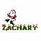 santa skating on Zachary 