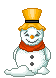 cute kawaii snowman