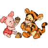 Baby Piglet and Tigger
