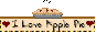 I love apple pie
