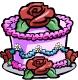 cake with roses