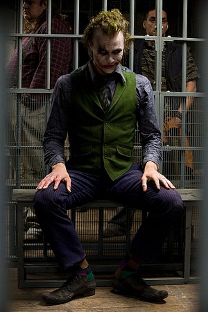 Heath Ledger as The Joker in The Dark Knight