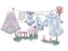 Clothes on clothesline