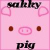 Sakky Pig...made by my bff of meh =P