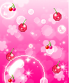 Cherry and bubbles