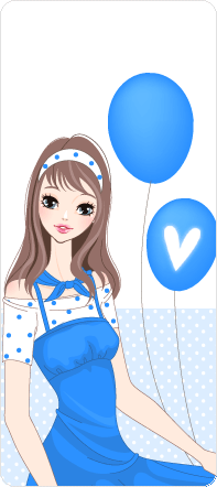 blue balloons